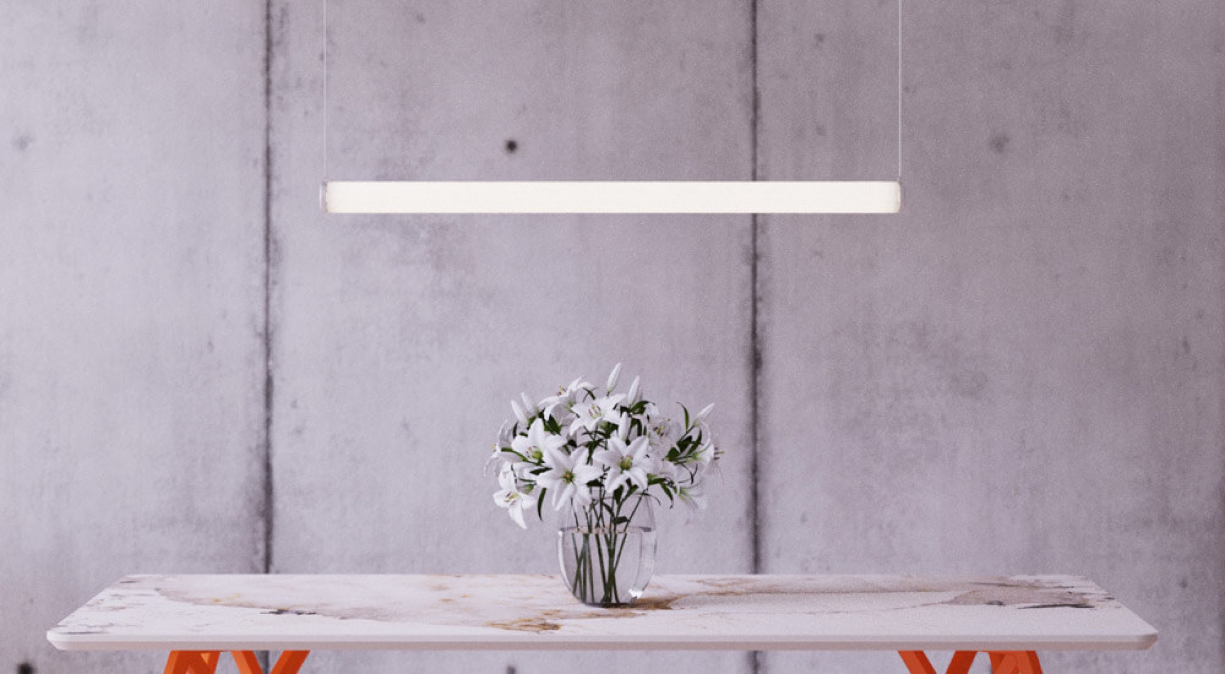 dimmbare led roehre esstisch
