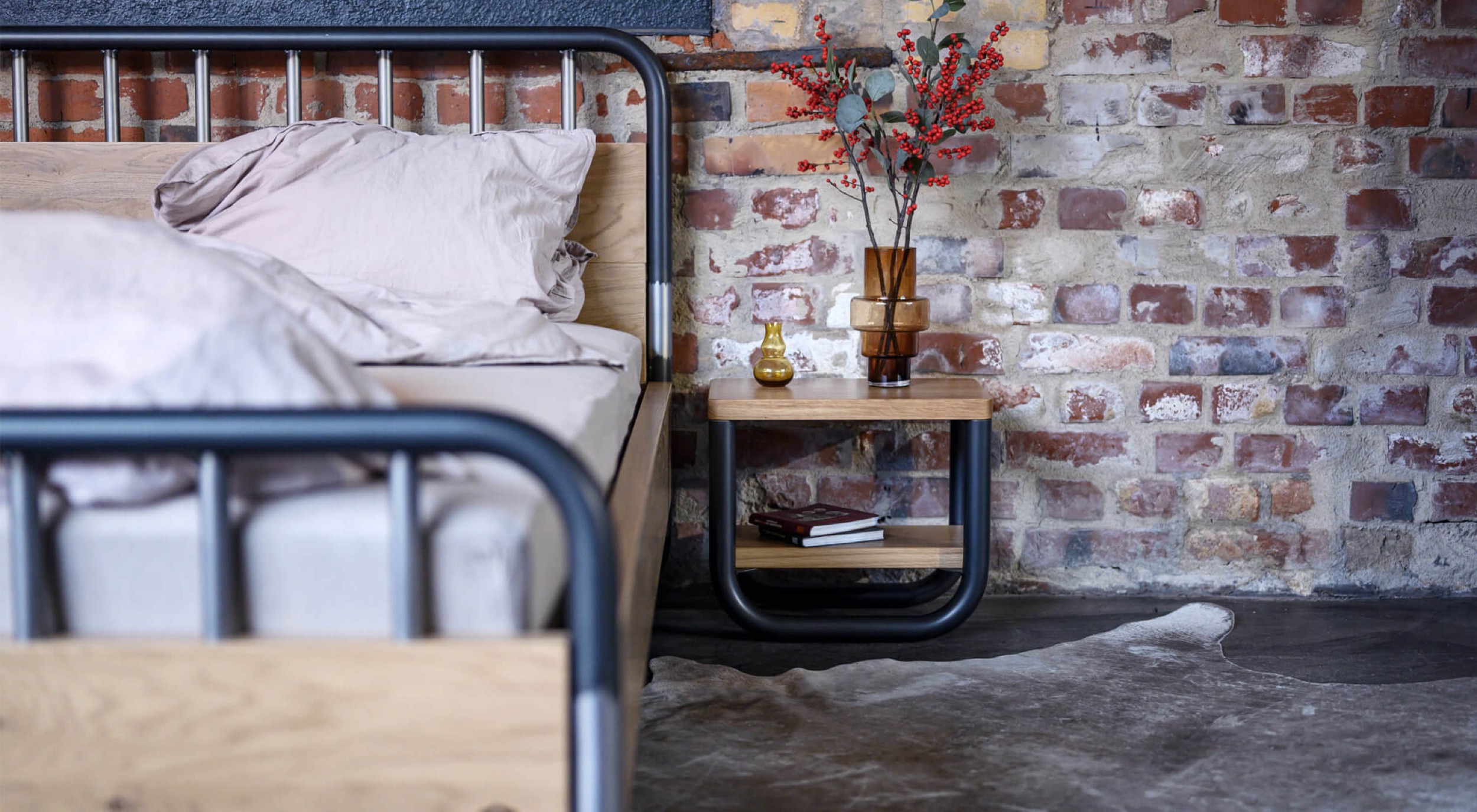 loft bett nachttisch